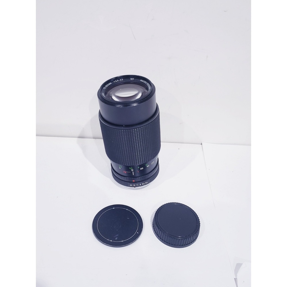 Vivitar Macro Focusing Zoom 75-205mm 1:3.5-4.5 Manual Lens For Pentax K - Works